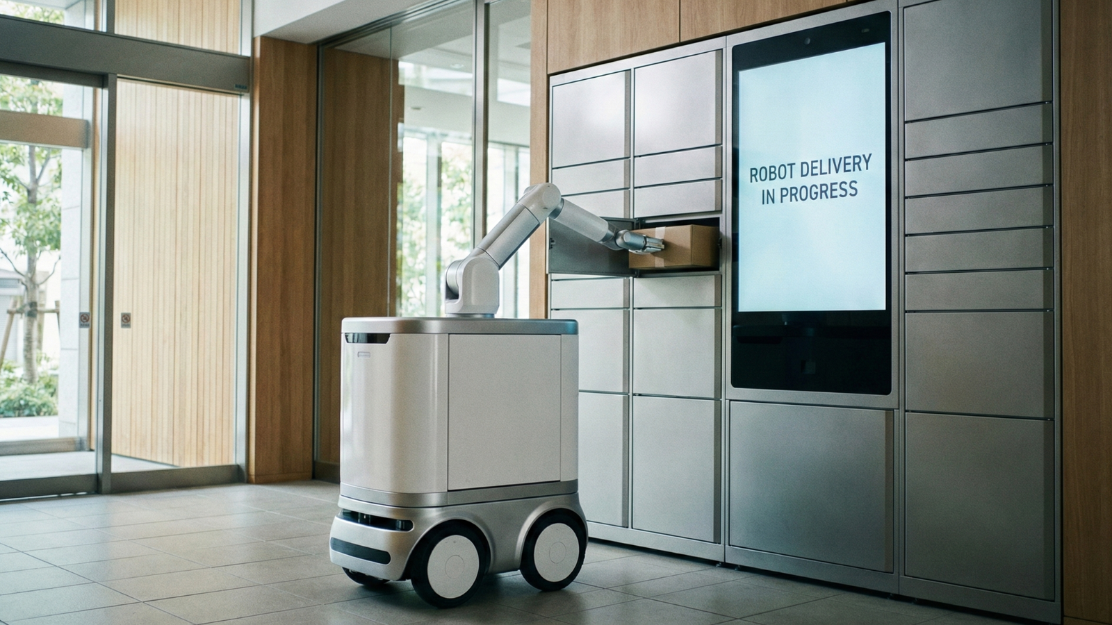 自動配送ロボットイメージ