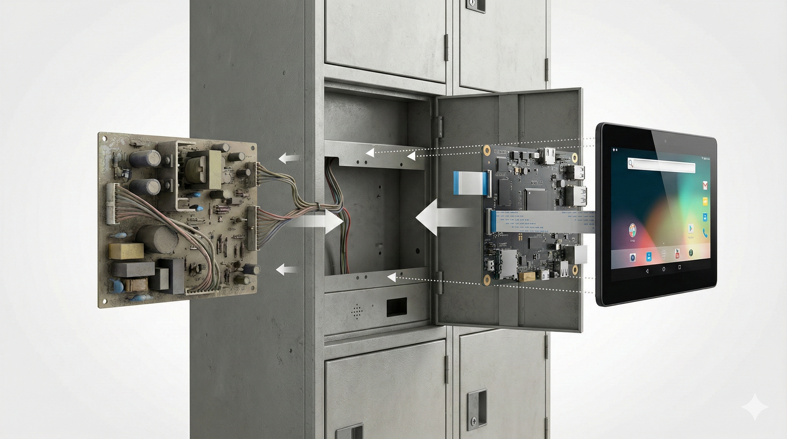 制御基板のメンテナンスイメージ